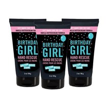 Walton Wood Farm 핸드 레스큐 튜브 3팩 생일 향 비건 친화적 및 파라벤 프리 56.7g2온스 821702, Birthday Girl_2 Ounce