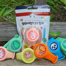 믿추 LED 모기팔찌 썸머팔찌, 6개, 10g