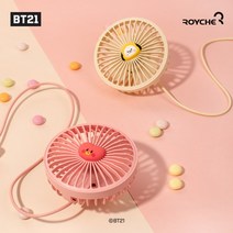 라인프렌즈 BT21 차량용 LED USB 선풍기 써큘레이터 서큘레이터, BT21차량용선풍기슈키