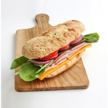 치아바타빵 글루텐프리빵 단백질빵 다이어트빵 홈베이킹 비건 샌드위치, 1봉지(130g x 3개)