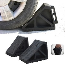 트럭 화물차 밀림방지 바퀴고임 차량버팀목 비탈길고임목 받침목 미끄러짐방지 주차, 중형/3kg