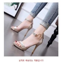 Qterra(특허브랜드) p190328088 여성 하이힐 가보시 토오픈슈즈 큐빅 샌들