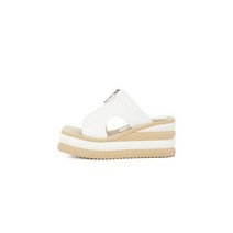STELLA MCCARTNEY 스텔라 매카트니 스쿠버 플랫폼 슬라이드 - 화이트