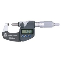 미쓰토요 포인트 마이크로미터-디지매틱 342-271 0-20mm 0.001mm 포인트(60˚) (1EA) 게이지 측정공구 계측기 측정공구 캘리퍼스 버니어갤리퍼스, 1