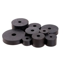 원형방진 고무 사이즈 50mmX16X20, 1개