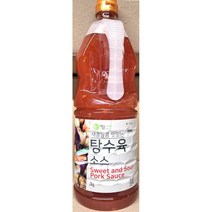 이슬나라 탕수육소스 2kg 가정용 식당 식자재 식료품 식품 식재료 식자제