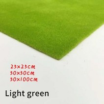 인조 잔디 조경 잔디 매트 모델 기차 not adhesive 풍경 레이아웃 잔디 디오라마 액세서리 25x25 50x50cm 50x100cm, 연한 초록색, 25x25cm