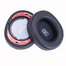 이어 패드 쿠션 교체 jbl e55bte 55 bte55 bt 헤드폰 메모리 폼 이어 패드 부드러운 단백질 귀마개, 블랙 lr