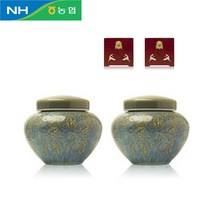 한국양봉농협 생꿀 도자기 고가구 선물용 _ ( 2000g 2SET ), 2개, 1000g