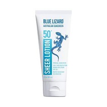 Blue Lizard 호주 선스크린 시어 로션 바디 SPF 50 3온스.