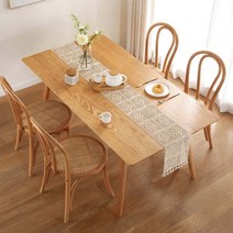 테이블보 레트로 뜨개질보 식탁보 뜨개 크로쉐 테이블러너, 테이블러너 빅다이아몬드 24X240