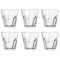 글라스몰 Libbey Gibraltar Twist Rocks (355ml), 6개