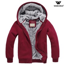 위즈아이 빅사이즈 기모 양털 후드집업 자켓 점퍼 WI007H+국내발송