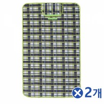 습기차단 체크 여의도피크닉 한강돗자리 네이비 80x145cmx2개 단풍놀이 1999