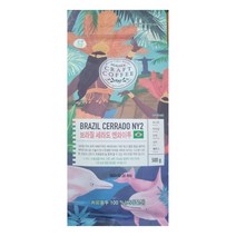 피코크 브라질 세라도 엔와이투 원두커피, 분쇄, 500g