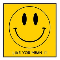 세잔느화실 힐링인테리어 북유럽 감성 캔버스그림액자- 옐로우스마일 아이방 거실 홈데코, 캔버스액자