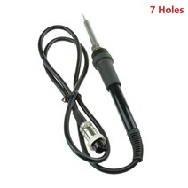 5/7 구멍 DC 24V 50W 936 전기 납땜 인두 용접 솔더 재 작업 역 수리 도구 AT936b AT907 AT8586 ATTEN, [02] 7 Holes