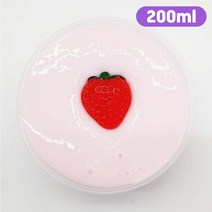 [아트니즘]수제 슬라임 낱개 10종모음 120ml 200ml 랜덤박스 세트, 02.딸기우유 슬라임
