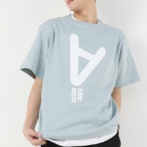 아우라큐 20수 트임 반팔티-101A 남여공용 빅사이즈 반팔 티셔츠