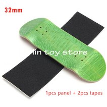 핑거 보드 커스텀 5 겹 캐나다 메이플 핑거보드 데크 32mm, 03 green 32mm