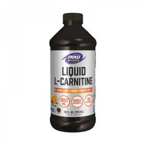 NOW L-카르니틴 액체 아르기닌 1000mg 고흡수 단백질 16온스