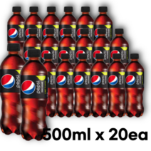 펩시콜라 제로 라임향 500ml(업소용), 20개입