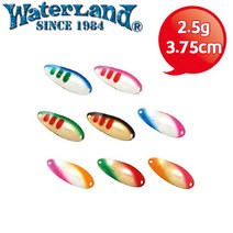 거상코리아 워터랜드-알민 멧키컬러 2.5g/송어스푼루어낚시바늘훅