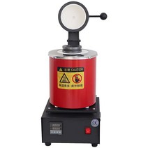 용광로 소형 금 은 구리 1kg 기계 고온 열 전기 용해, 블랙 2KG 순금 용해로