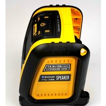 드릴호환충전기 보쉬 고속 대용량 Dewalt Makita Milwaukee Bosch용 블루투스 USB 스피커 충전기 포함 14.4 V 18V 리튬 배터리 호환, [02] For Dewalt, [02] EU, 1개
