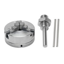 Compact 3-Jaw Chuck Self-centering Lathe Chuck Set for Electric Hammer Drill, Three Chuck + connecting rod