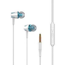주닉스 ZNS-B9 인 이어 헤드폰 3.5MM 커널형 이어폰, 화이트+핑크