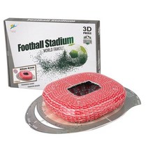 3D 입체 퍼즐 건축물 모형 페이퍼토이 축구경기장, 바이에른 뮌헨-알리안츠 아레나