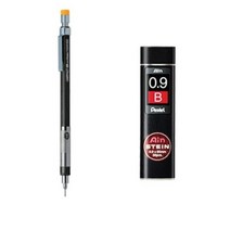 펜텔 그래프렛 샤프 PG509-GD + 아인슈타인 샤프심 B 세트, 0.9mm, 5세트
