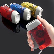 악력 자가발전 LED 후레쉬 손충전 전등 1P, 기본, 상세페이지 참조