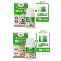 일동제약 비오비타펫 프로바이오틱스 강아지 고양이 설사 변비 유산균, 강아지 유산균 60g + 7g (+500원)