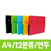 청운 12분류 도큐멘트화일.연두 A4.1개 0.4132ea, 본상품선택
