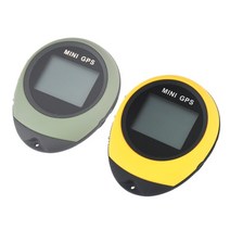휴대용 미니 GPS 네비게이션 키 체인 PG03 USB 충전식 위치 추적기 나침반 야외 여행 등산용, 02 YELLOW