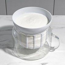 유청분리기 그릭요거트 메이커 1.8L 대용량 (요거트볼+스푼 포함)