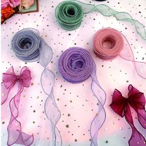 (이거찜) 쉬폰 실루엣 리본 선물포장 9color