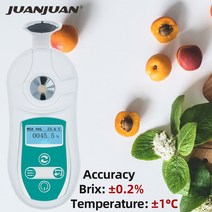 0-32%/0.1% 디지털 BRIX 굴절계 설탕 함량 측정기 주스 꿀 테스트 장비 유체 30%, One Color_CHINA, One Color_CHINA, 상세 설명 참조0