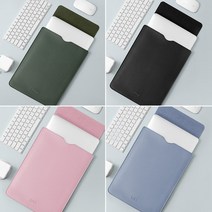 이칠칠 마이크로소프트 서피스3 가죽 파우치 스마트 북커버 수납 케이스 10.8 13 15인치, 가죽 파우치_블랙