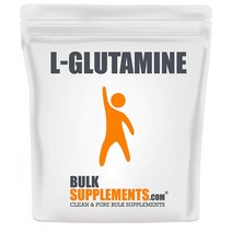 BulkSupplements 글루타민 Glutamine BCAA 1000g 해외, 3개