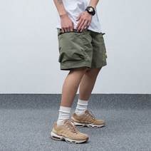 선빛 데폰 캐주얼 반바지 카고 주머니 여름 남성 편안한 데일리