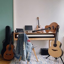 미디 키보드 책상 편곡 작곡 작업대 음악 제작 녹음 스튜디오, J.오디오랙(단일) + 조립형