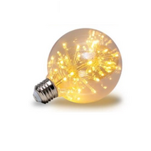 LED 에디슨눈꽃전구 G95 2W, 전구색, 2개