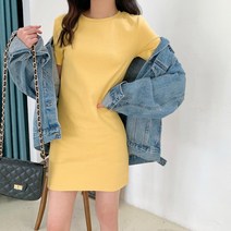 데일리 미니 심플 베이직 블랙 핑크 원피스 슬림 핏 여름 시원한 20대 룩 예쁜 연보라 여성 반팔 가벼운 이쁜 드레스 여자 치마 러블리 편한