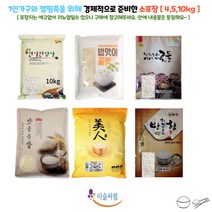 2022년 한톨의부자 일반미 백미 4kg 소포장 맛있는쌀 경제적인 소포장 캠핑족 1인가구용 (무료배송), 1개