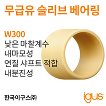 한국이구스 베어링 11-15mm iglidur® W300 독일 정품 슬리브 베어링 DUBUSH 오일리스 BUSHING 부싱, 내경 14mm:WSM-1416-10