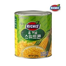 동서 리치스 홀 커넬 스위트 콘 통조림, 2.95kg, 6개