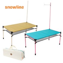 스노우라인 큐브 패밀리 테이블 L6 캠핑테이블, 스노우라인 큐브 패밀리 테이블 L6 (샌드브라운)